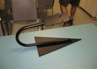 Wind tunnel Model artifact mount, without model, mount maker, mount design 