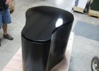 unique shaped pedestal, custom pedestal