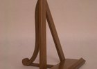 Custom scrolled wood easel 