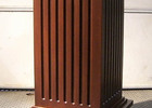 Fluted pedestal