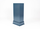 Blue Lacquer pedestal, custom pedestal